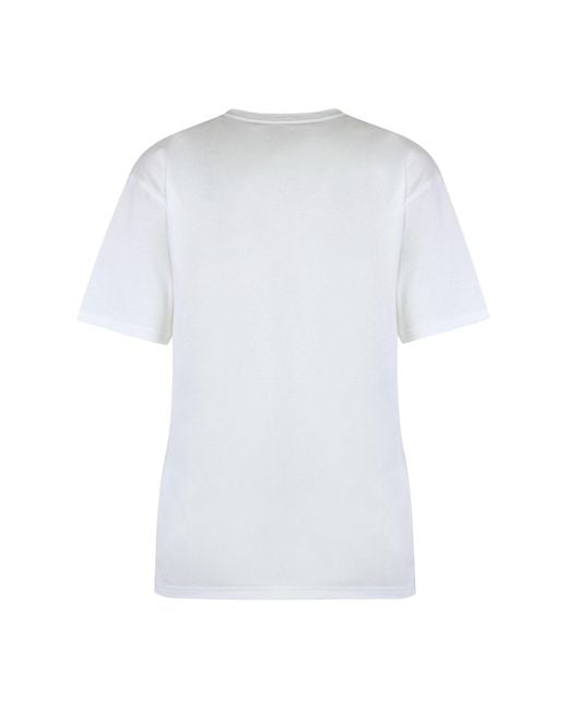Valentino Garavani Gray Cotton Crew-Neck T-Shirt