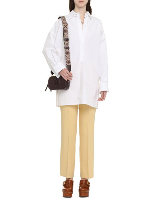 Gucci White Shirt Heavy Cotton Popeline/Mo
