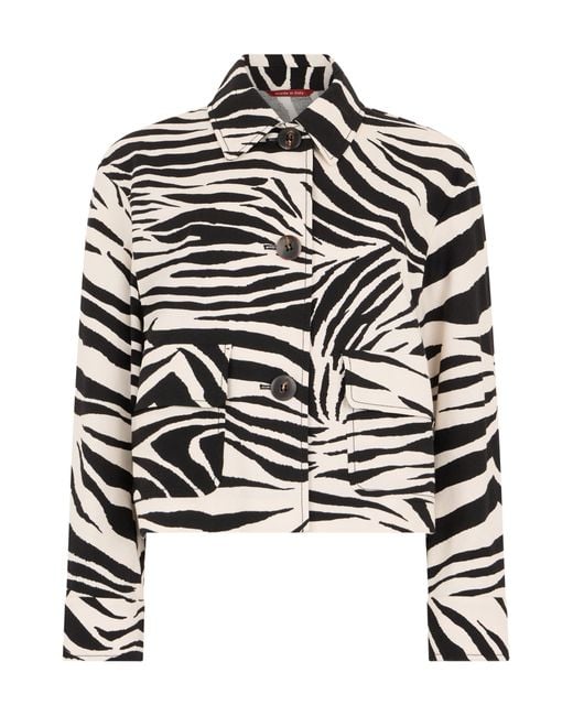 Max Mara Black Zebra Jacket