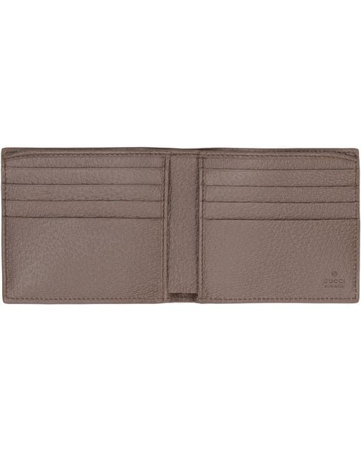 Gucci Natural Interior Gg Bi-Fold Wallet for men