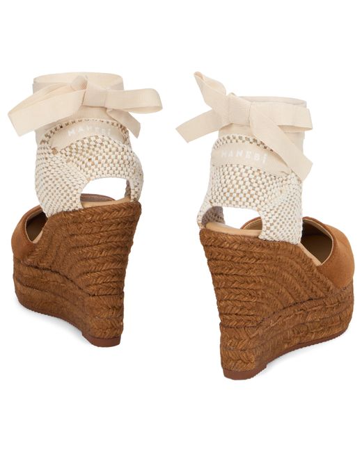 Manebí Brown Wedge Espadrilles