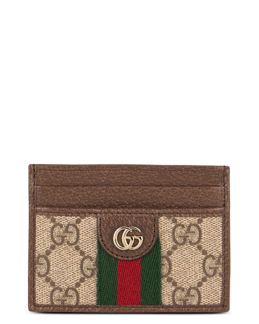 Gucci Brown Ophidia Card Holder