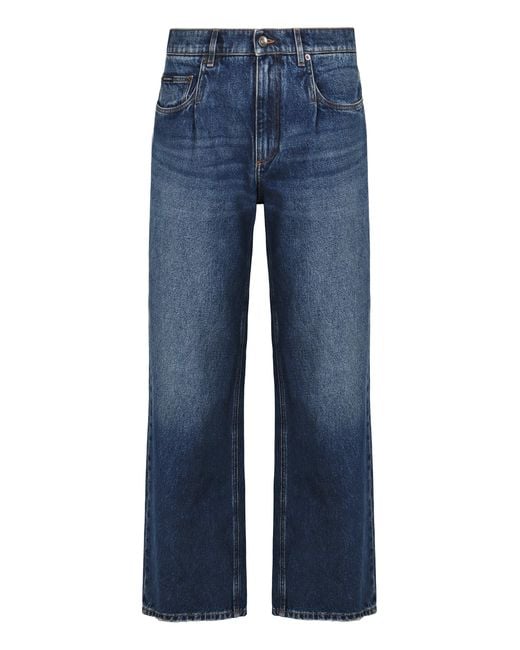 Dolce & Gabbana Blue Dolce & Gabbana Jeans With Five Pockets for men