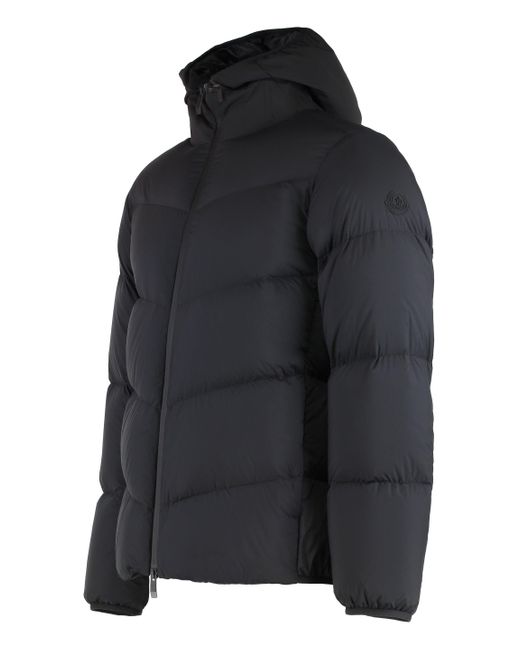 Moncler Black Forez Short Down Jacket With Hood for men