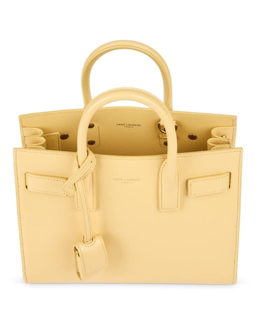 Saint Laurent Natural Sac De Jour Bag