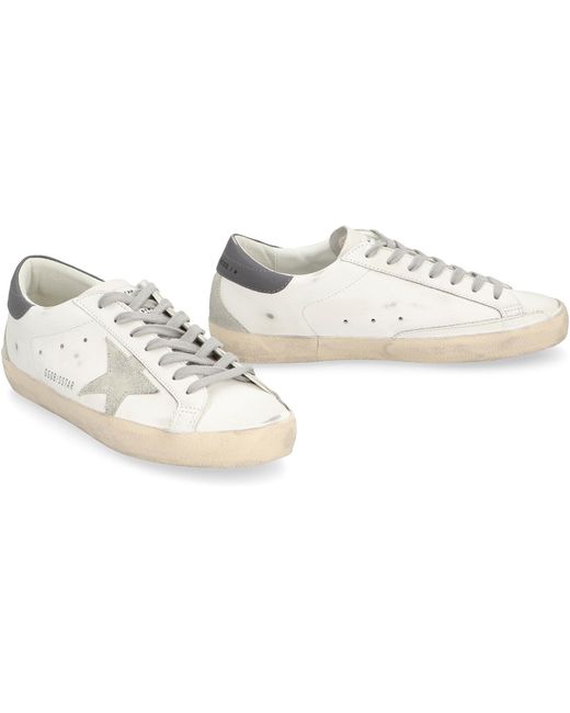 Golden Goose Deluxe Brand White "Super-Star" Sneaker for men