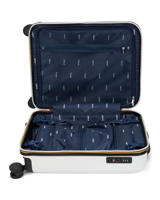 K-Way White Rigid Trolley Eudoxie