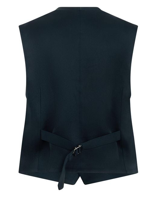 Blazé Milano Blue Satin Vest