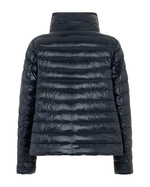 Herno Blue Reversible Quilted Jacket