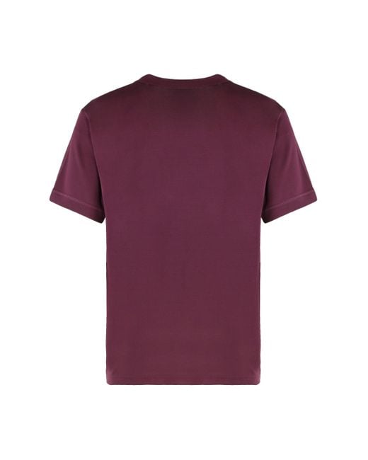 Y-3 Purple T-Shirt Crew Neck for men