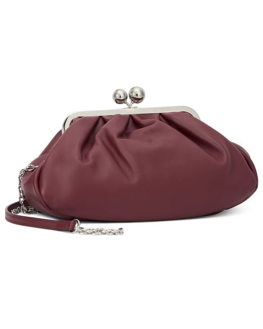 Weekend by Maxmara Purple Clutch With Shoulder Strap