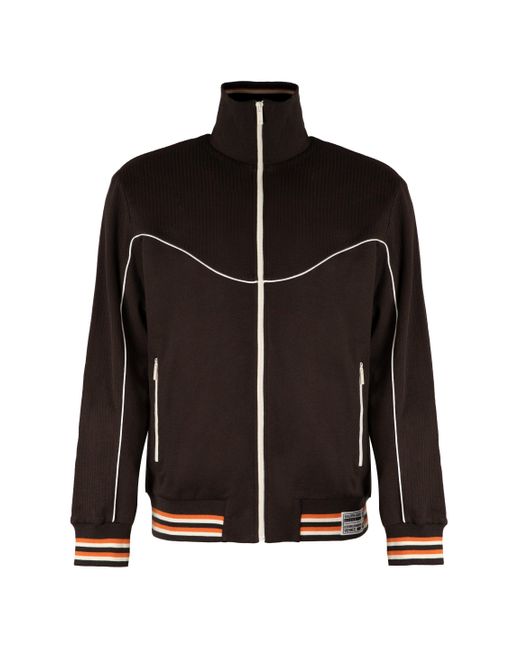 Golden Goose Deluxe Brand Black Otto Cotton Full-Zip Sweatshirt for men
