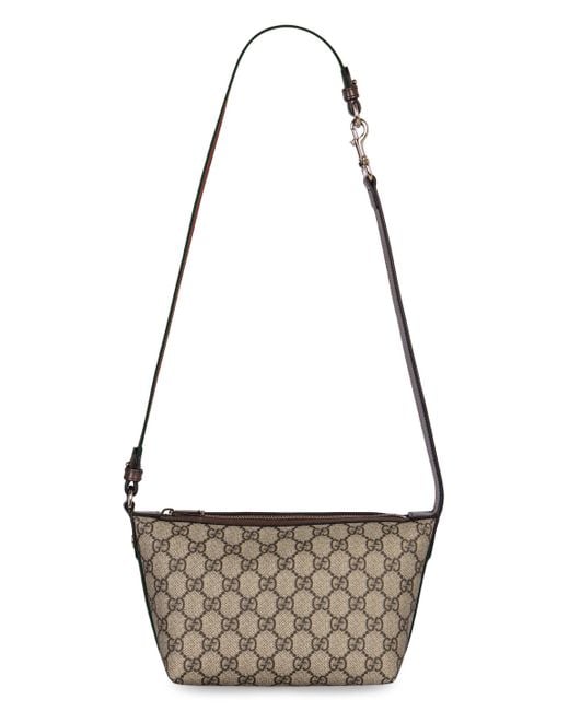 Borsa a spalla Ophidia di Gucci in Natural