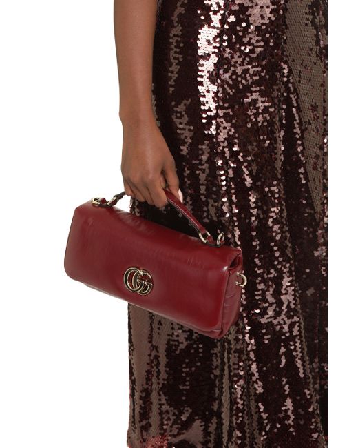 Borsa a mano GG Milano piccola di Gucci in Purple
