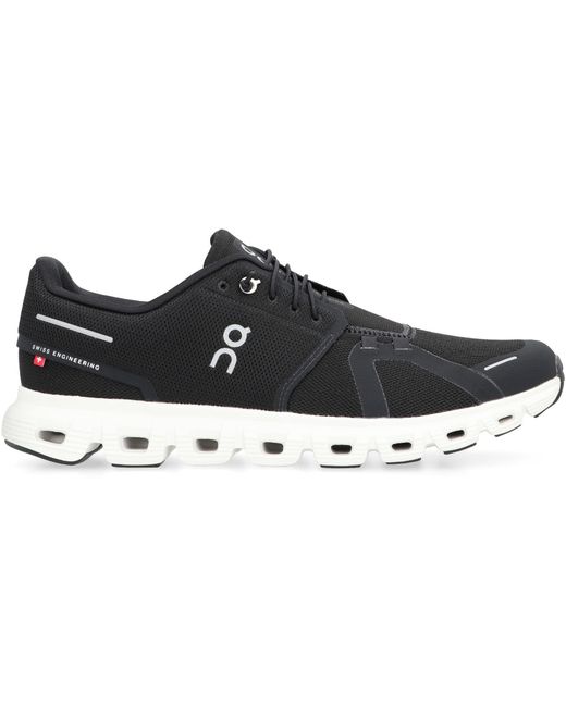 On Shoes Black Cloud 6 Low-Top Sneakers for men