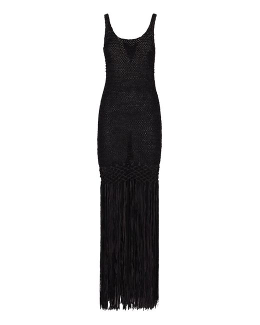 Abito in maglia traforata di Philosophy Di Lorenzo Serafini in Black