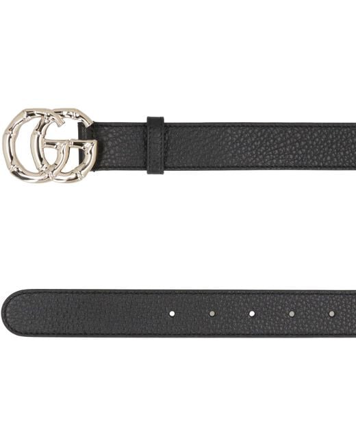 Gucci Gray Belt Gg Marmont