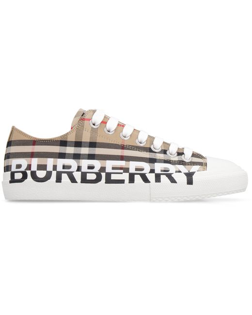 Burberry Multicolor Logo-print Vintage Check Sneakers