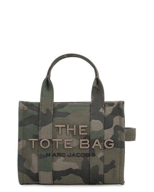 Marc Jacobs Black The Camo Jacquard Small Tote Bag