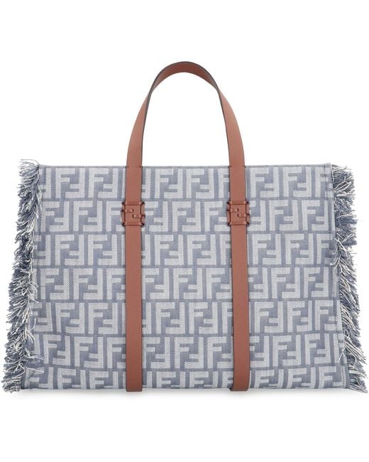 Fendi Purple Summer Tote Bag