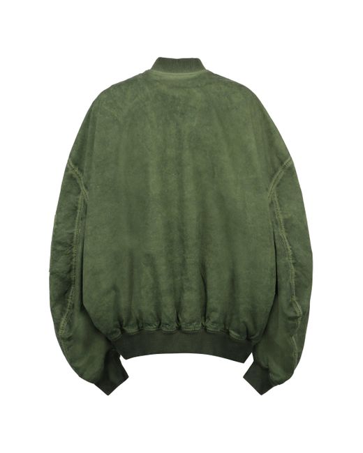 Halfboy Green Cotton Bomber Jacket