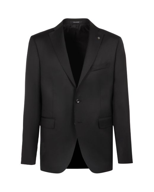 Tagliatore Black Wool Two-pieces Suit for men