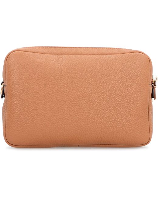 Borsa a tracolla small in pelle di Prada in Brown