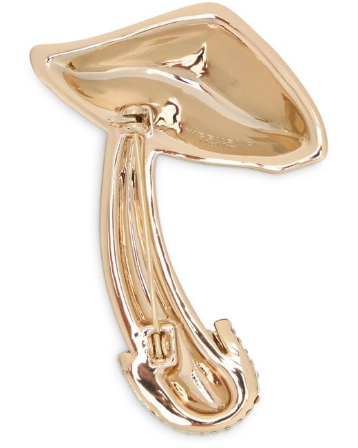 Weekend by Maxmara Metallic Mushroom-Shaped Clip