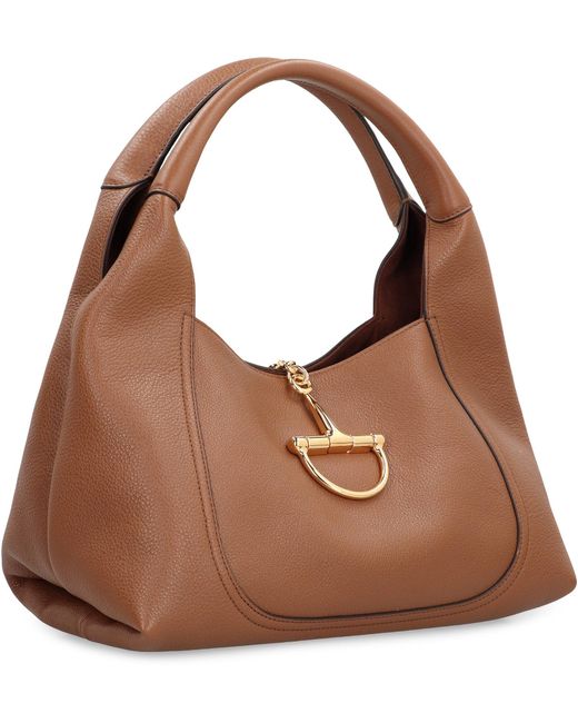Gucci Brown Softbit Shoulder Bag