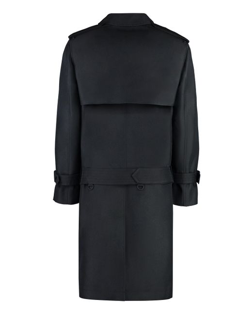 Trench coat di Burberry in Black da Uomo