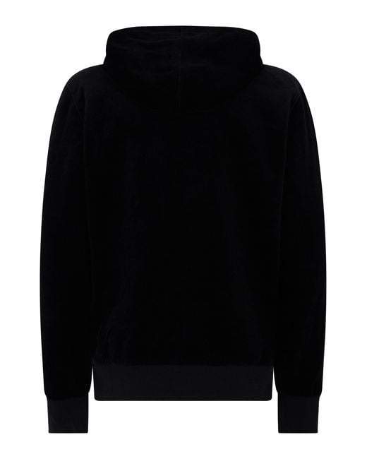 Golden Goose Deluxe Brand Black Hooded Sweatshirt for men