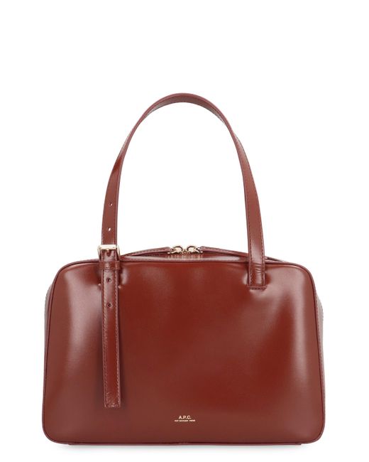 Borsa Virginie in pelle di A.P.C. in Red