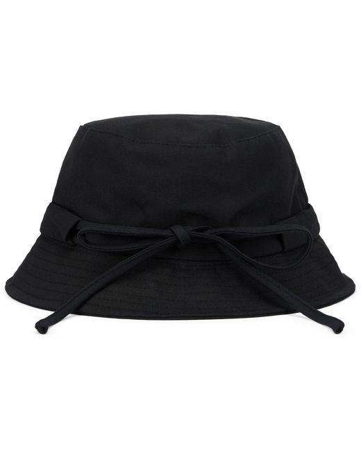 Jacquemus Black Bucket Hat for men