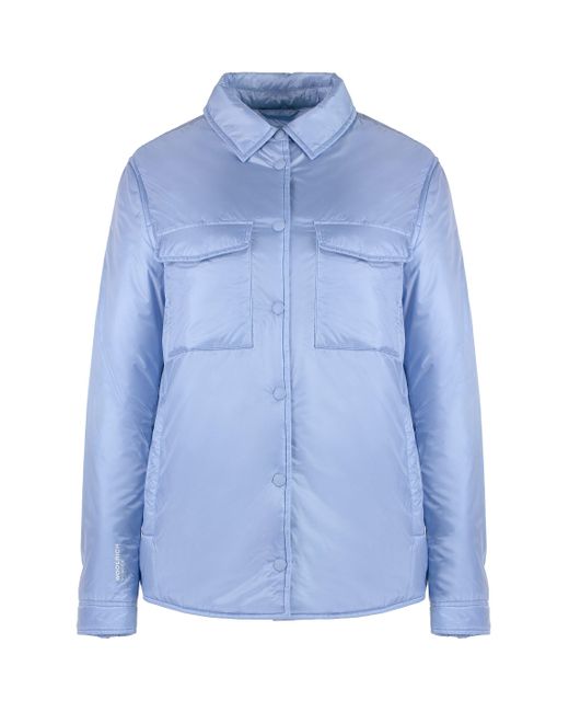 Overshirt in nylon di Woolrich in Blue