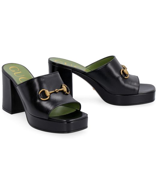 gucci platform mules