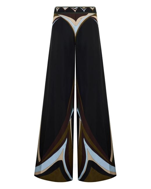 Emilio Pucci Black Palazzo Pants