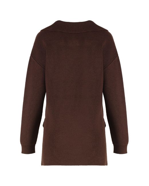 Elisabetta Franchi Brown Sweater