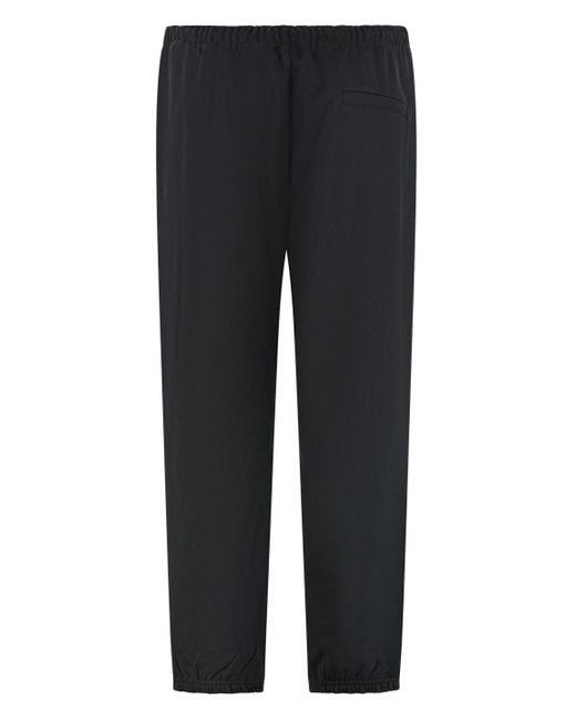 Y-3 Black Cotton Track-Pants