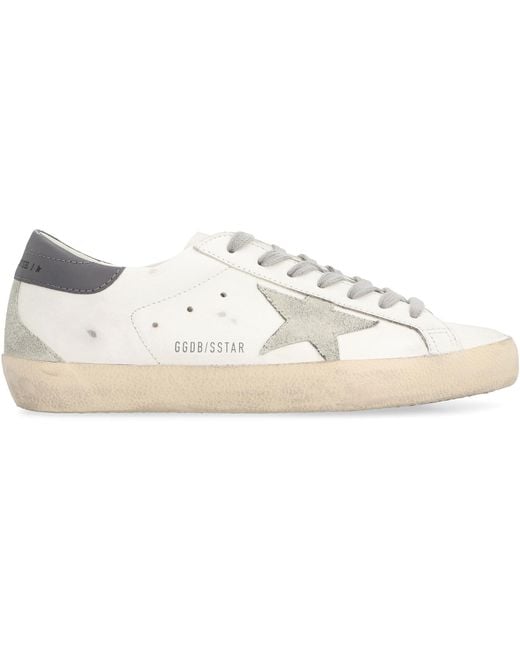 Golden Goose Deluxe Brand White "Super-Star" Sneaker for men