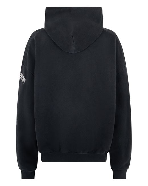 Represent Black Legacy Crest Hoodie for men