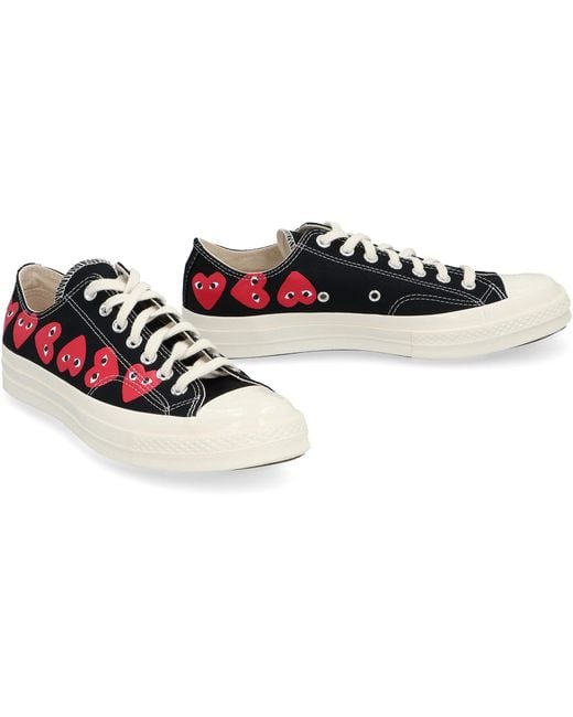 COMME DES GARÇONS PLAY Red Converse X Chuck 70 Sneakers Canvas Trainers for men