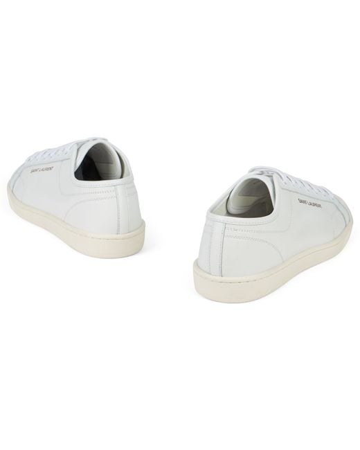 Saint Laurent White Sneakers Gym for men