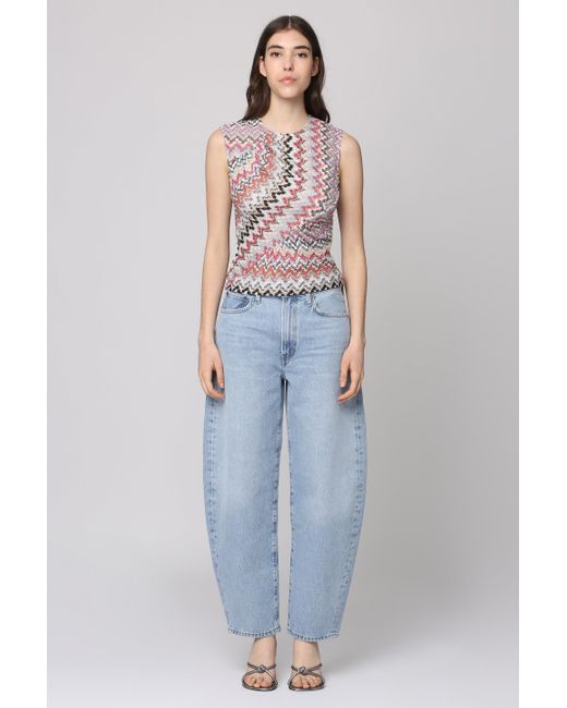 Missoni Multicolor Knitted Lurex Top