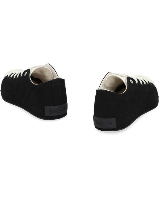 Y-3 Black Nizza Lo Low-Top Sneakers for men