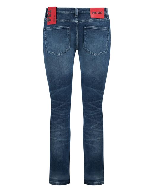 Boss Blue Skinny Fit Jeans for men