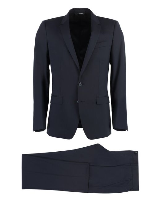 Dolce & Gabbana Blue Classic Two-Piece Suit for men