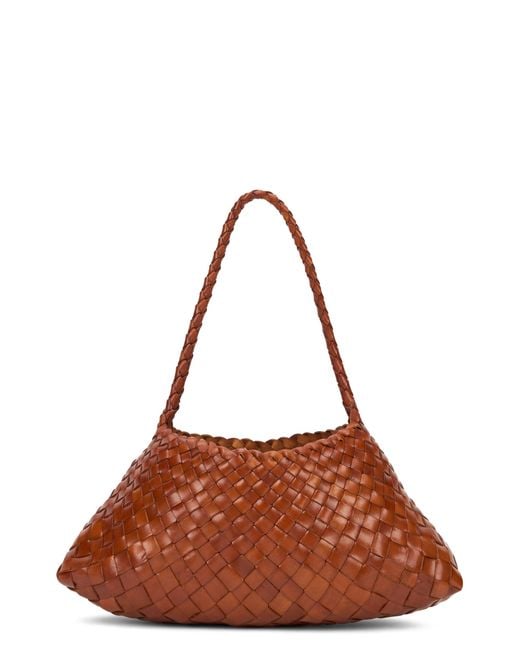 Dragon Diffusion Brown Braided Shoulder Bag