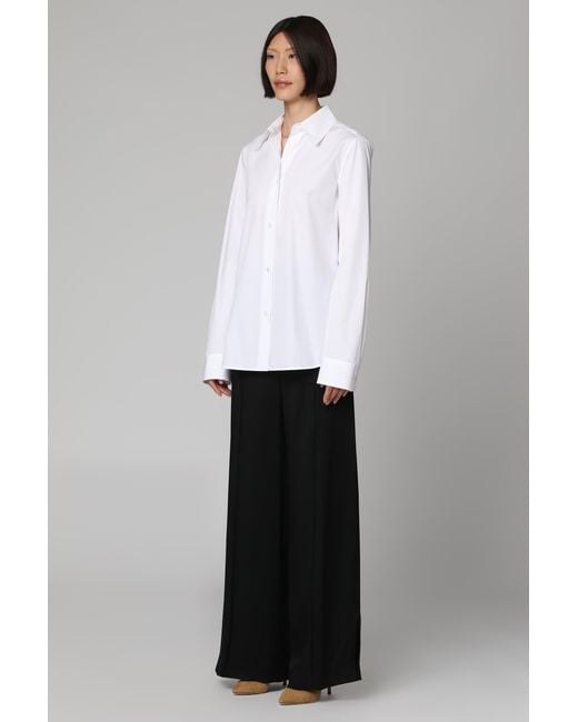 Jil Sander White Cotton Poplin Shirt