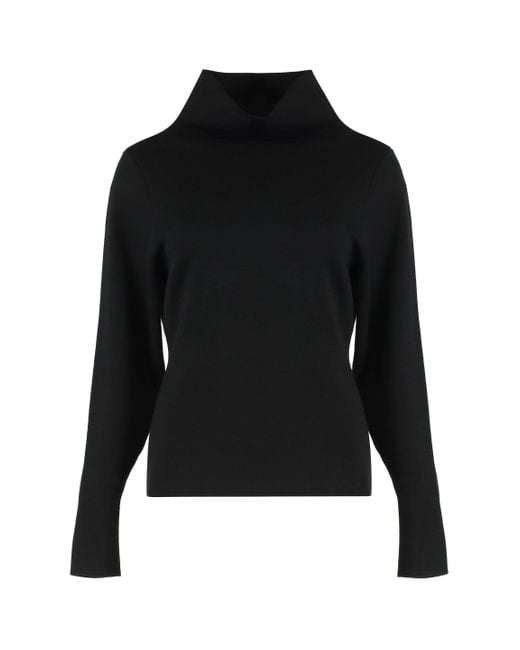P.A.R.O.S.H. Black Sweater With Turtleneck
