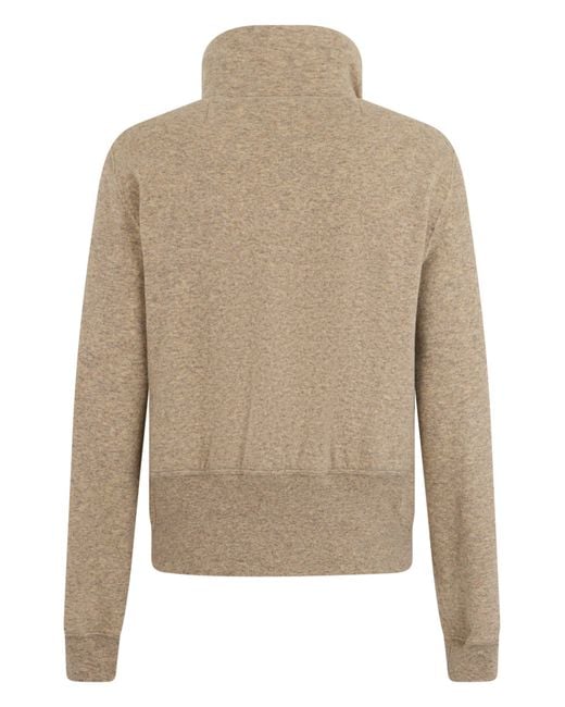 Rick Owens Natural Jacket With Diagonal Zipper for men